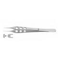 22.489.01 Оперативни пинсети, MICRO-ADSON TWEEZERS, 15CM 0,6 мм, FINE SPRING, GRIP W. 3 HOLES