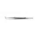 22.816.16 Оперативни пинсети,COOLEY Микропинсети, 16 CM, 9 мм, ZEPF-LINE,16CM,неръждаемиZEPF-LINE извит, със GUIDANCE PIN, THREAD-PLATE