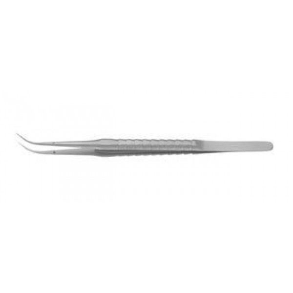 22.821.16W Оперативни пинсети, MICRO-DRESSING-Микропинсети 16CM, SMOOTH,извит,ZEPF-LINE ANATOMIC,LONG дръжка,със GUIDANCE PIN