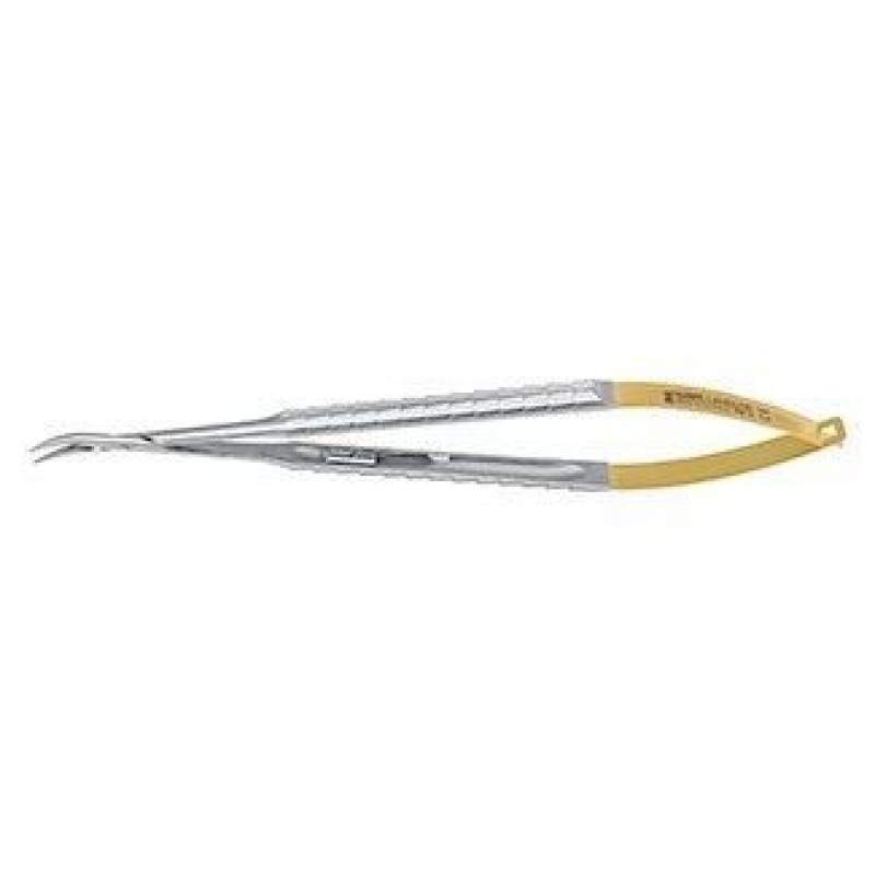 41.011.17D MICRO MICRO, SERR.диамането покритие,18 CM ZEPF-LINE, FINE TIP, извит, със LOCK