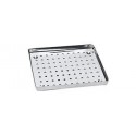 85.142.10 NORM-TRAY-BOTTOM, перфорирана, неръждаема стомана 18 X 14 X 1,9CM, 1/2 SIZE