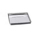 85.142.20 NORM-TRAY-COVER, съсOUT PERзаATION, неръждаема стомана, 18 X 14 X 2,5CM