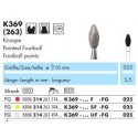 Диамантени борери - NTI-Kahla K369 025 пъпкообразен