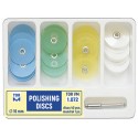 Полирни дискове TOR 1.072 40 бр  16 mm + Мандрел