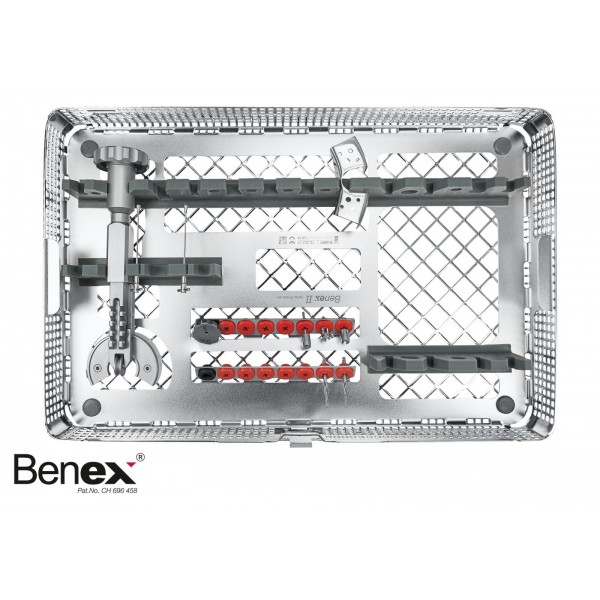 12.302.00 СИСТЕМА ЗА ЕКСТРАКЦИЯ НА ЗЪБИ BENEX II С ВКЛЮЧЕНА МЕТАЛНА КУТИЯ И РЕШЕТКА