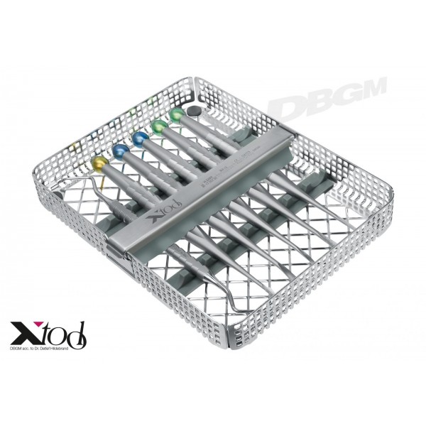 17.007.00 X-DESMO-TOOL КОМПЛЕК ЕЛЕВАТОР ОТ ДР. ХИЛДЕБРАНД ВКЛЮЧВАЩ МЕТАЛНА КУТИЯ