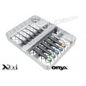 17.007.00TI X-DESMO КОМПЛЕКТ ЕЛЕВАТОР С ПОКРИТИЕ ОНИКС ОТ ДР. ХИЛДЕБРАНД С МЕТАЛНА КУТИЯ