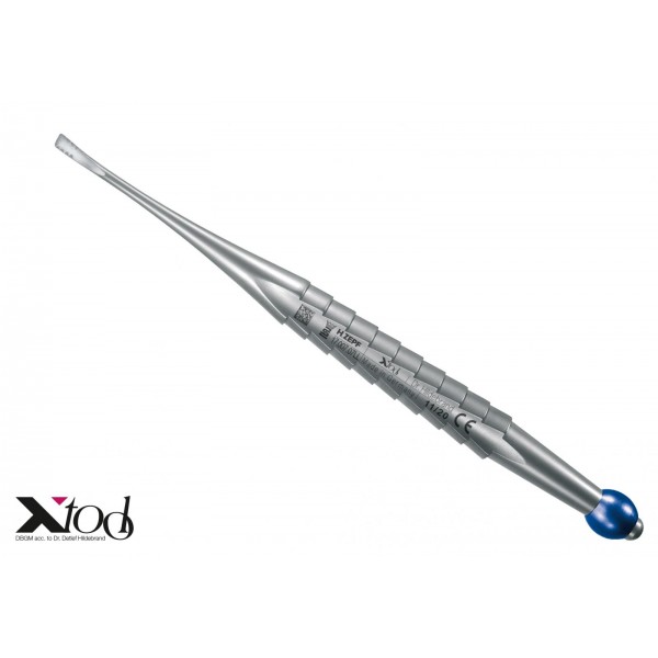 17.007.07LL X-LUXA-TOOL-7 ЕЛЕВАТОР, КРИВ LINDO LEVIEN 3.0 ММ СЪС СИНЯ ТОПКА