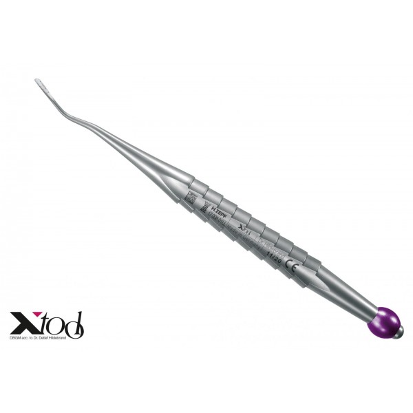 17.008.01LL X-TOOL АПРОКСИМАЛЕН КОРЕНОВ ЕЛЕВАТОР, ДИСТАЛЕН  77S, 2.5MM - LINDO LEVIEN SERRATION ЦВЕТНО КОДИРАНЕ: ЛИЛАВ