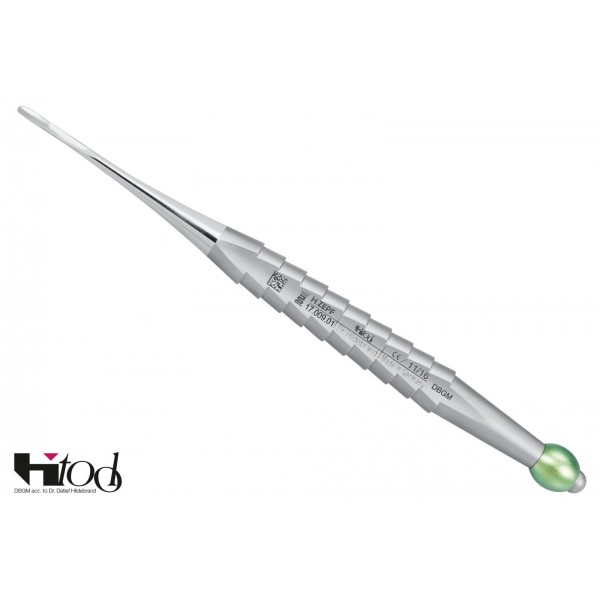17.009.01 X-TOOL, H-TOOL ПРАВ, ВРЪХ 2.5MM, СЪС ЗЕЛЕНА ТОПКА