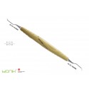 24.201.01GM5 СПЕЦИАЛНА КЮРЕТА ПЕРИОДОНТАЛНА, ДРЪЖКА BIONIK, GRACEY 1/2 M5, ЖЪЛТА, СМЕНЯЕМИ НАКРАЙНИЦИ