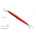 24.205.07GM5OX СПЕЦИАЛНА КЮРЕТА ПЕРИОДОНТАЛНА, ДРЪЖКА BIONIK, GRACEY 7-8, СВЕТЛОЧЕРВЕНО-МАДЖЕНТА, СМЕНЯЕМИ НАКРАЙНИЦИ, НАНОПАЛ ПОКРИТИЕ