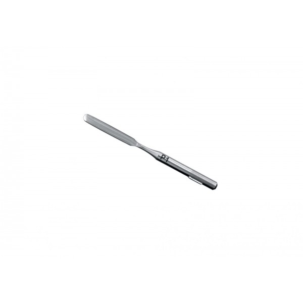 26.182.01 ПЕРИОДОНТАЛНА КЮРЕТА / ПЕРИОТОМНА НАКРАЙНИК P1, 2,5MM X 0,6MM X 18MM