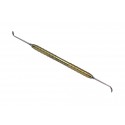 41.868.02 ПЕРИОДОНТАЛНА КЮРЕТА, KIRSCH, СИНУС 2, ЗЛАТНА,17.5CM