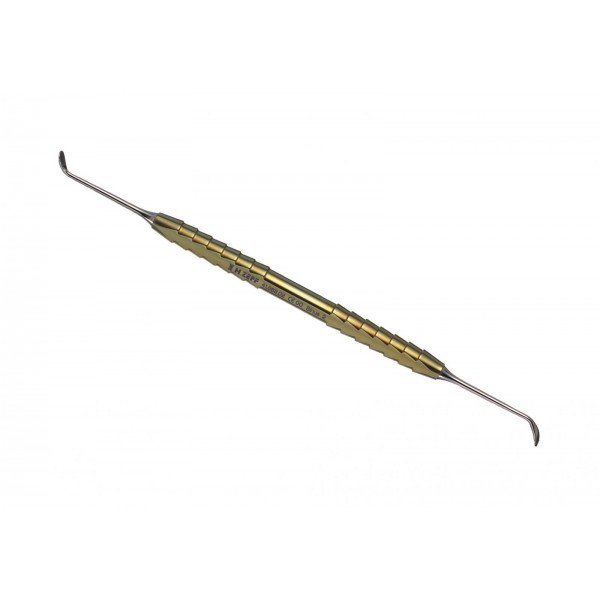 41.868.02 ПЕРИОДОНТАЛНА КЮРЕТА, KIRSCH, СИНУС 2, ЗЛАТНА,17.5CM