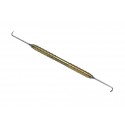 41.868.03 ПЕРИОДОНТАЛНА КЮРЕТА, KIRSCH, СИНУС 3, 90° TI,ЗЛАТНА,17.5CM